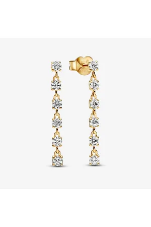 PANDORA Pendientes Gemas Brillantes