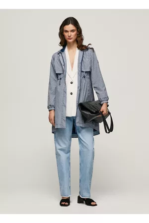 Pepe Jeans Parkas - Parka ligera logo all over