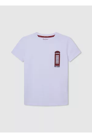 Pepe Jeans Infantil Camisetas - Camiseta algodón cabina telefónica