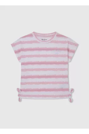 Pepe Jeans Infantil Camisetas - Camiseta algodón rayas degradadas