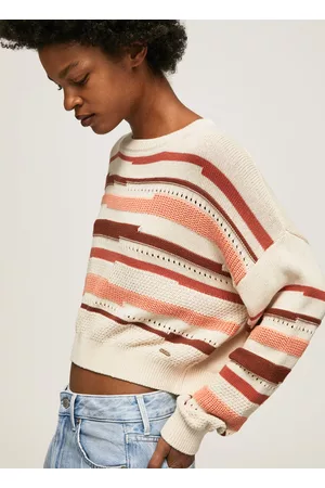 Pepe Jeans Jerséis - Jersey algodón estampado rayas