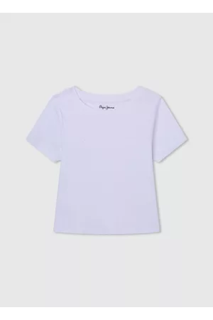 Pepe Jeans Infantil Camisetas - Camiseta canalé logo bordado