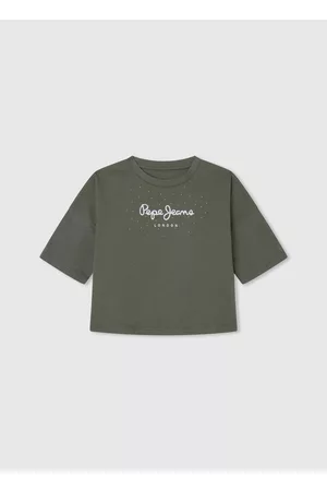 Pepe Jeans Infantil Camisetas - Camiseta fit boxy logo estampado