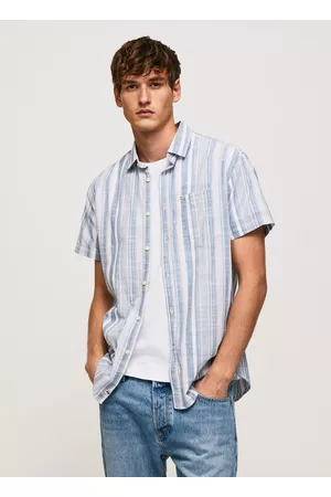 Pepe Jeans De rayas - Camisa luther fit slim rayas