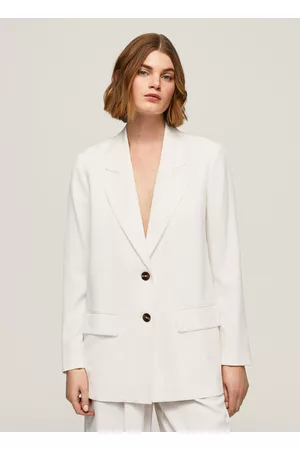 Pepe Jeans Blazers - Blazer lino fit relaxed