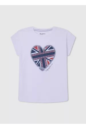 Pepe Jeans Infantil Estampadas - Camiseta estampada corazón
