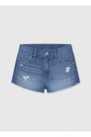 Pepe Jeans Infantil Pantalones cortos - Short patty denim detalles rotos