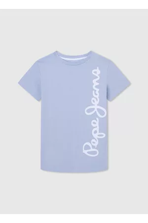 Pepe Jeans Infantil Camisetas - Camiseta algodón logo vertical