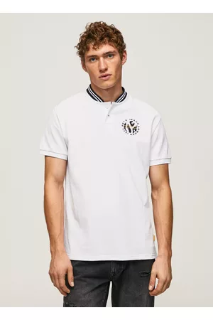Pepe Jeans Polos - Polo algodón piqué cuello béisbol