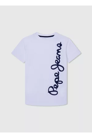 Pepe Jeans Infantil Camisetas - Camiseta algodón logo vertical