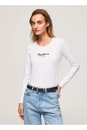 Pepe Jeans Mujer Manga larga - Camiseta manga larga algodón
