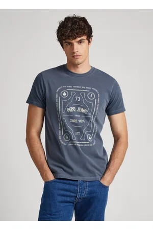 Pepe Jeans NINA - Camiseta estampada - dulwich/azul marino 