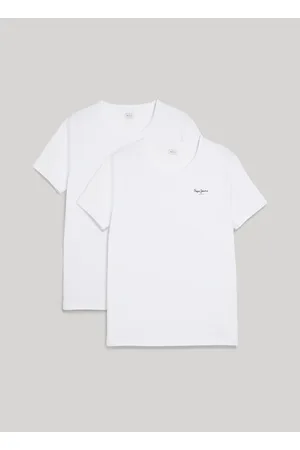 Fruit of the Loom Camiseta blanca con cuello en V para hombre, 5 unidades,  tallas grandes 2X, 3X