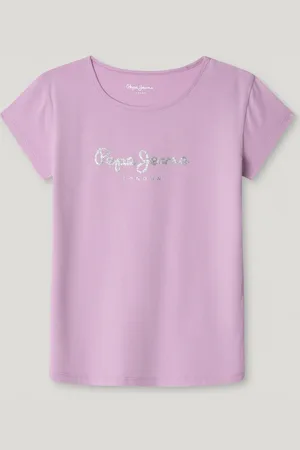 Pepe Jeans Camiseta logo estampado fit slim