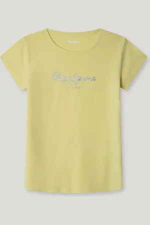 Pepe Jeans Camiseta logo estampado fit slim