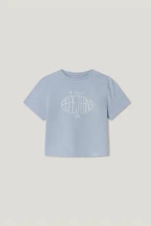 Pepe Jeans Camiseta logo estampado fit relaxed