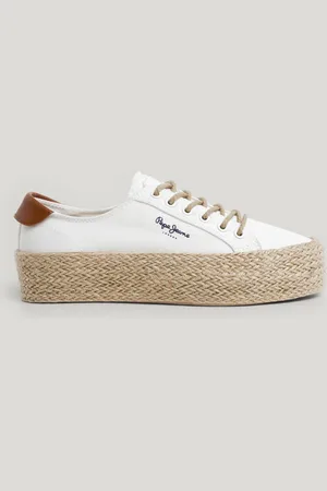 Pepe Jeans Zapatillas de plataforma detalles yute
