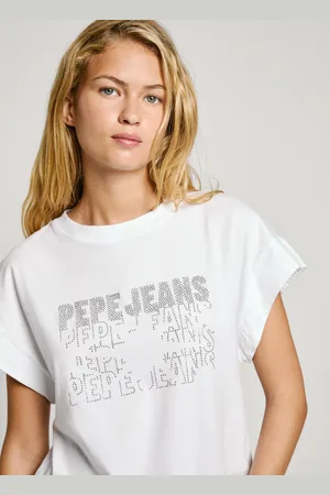 Pepe Jeans Camiseta logo strass