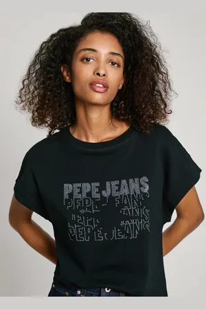Pepe Jeans Camiseta logo strass