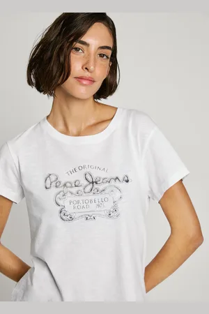 Pepe Jeans Camiseta logo estampado fit regular