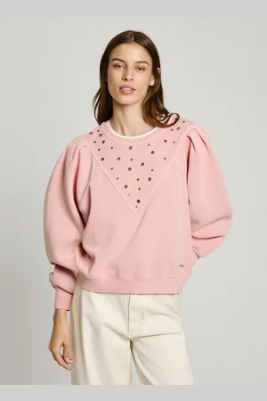 Pepe Jeans Sudadera cuello redondo con tachuelas