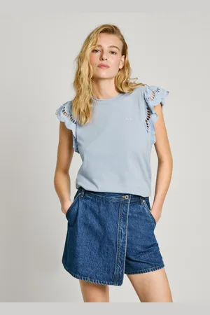 Pepe Jeans Camiseta con mangas bordadas