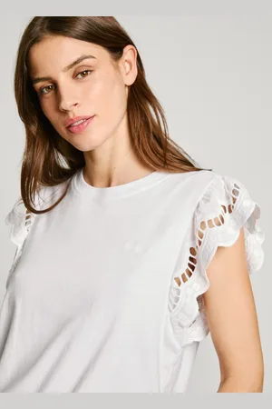 Pepe Jeans Camiseta con mangas bordadas