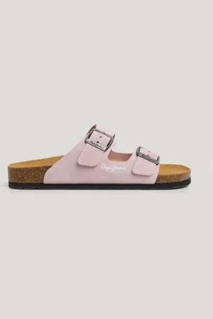 Pepe Jeans Sandalias ante con doble hebilla