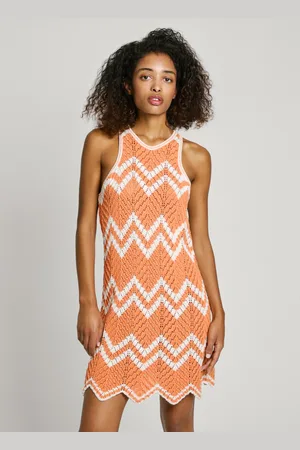 Pepe Jeans Vestido corto con rayas zigzag