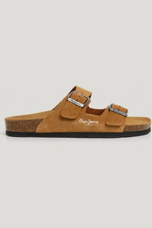 Pepe Jeans Sandalias ante con doble hebilla