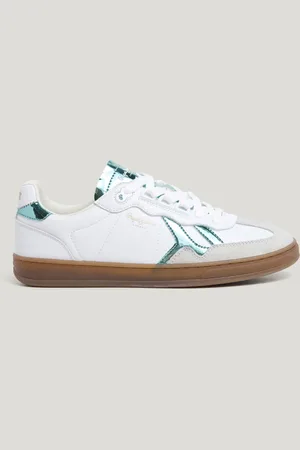 Pepe Jeans Zapatillas piel con detalles en ante - ball