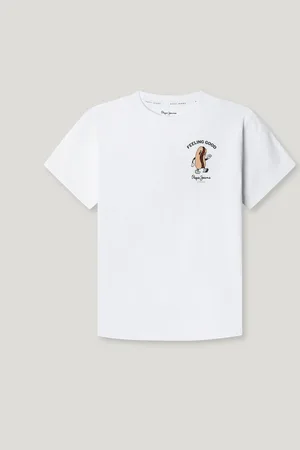 Pepe Jeans Camiseta espalda estampada fit relaxed