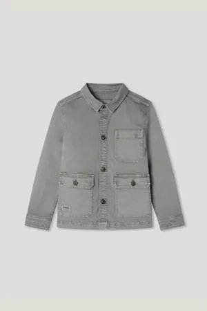 Pepe Jeans Sobrecamisa de sarga teñida en prenda