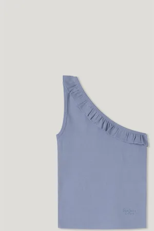 Pepe Jeans Camiseta canalé asimétrica