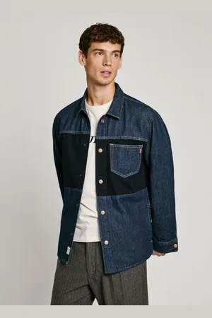 Pepe Jeans Camisa denim bicolor fit relaxed