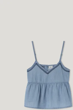 Pepe Jeans Top de sarga fit cropped