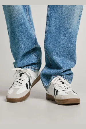 Pepe Jeans Zapatillas piel con detalles en ante - ball