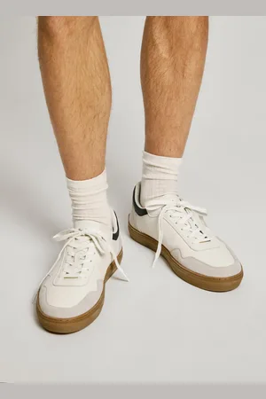 Pepe Jeans Zapatillas piel con detalles en ante