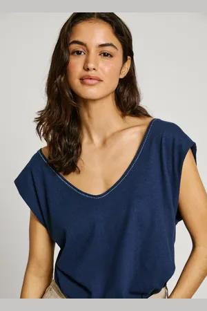 Pepe Jeans Camiseta cuello pico fit relaxed