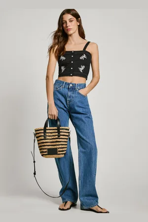 Pepe Jeans Bolso yute con rayas