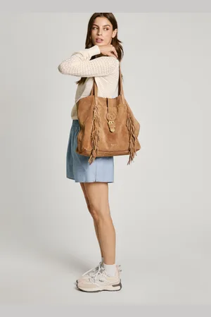 Pepe Jeans Bolso tote ante con flecos