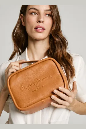 Pepe Jeans Bandolera efecto piel con logo