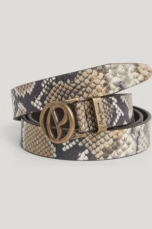 Pepe Jeans Cinturón piel animal print