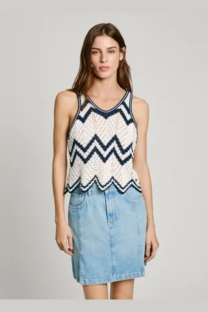 Pepe Jeans Top de punto sin mangas