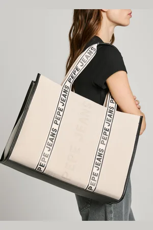 Pepe Jeans Bolso tote con detalles efecto piel