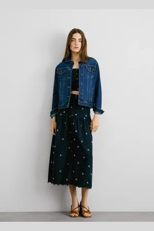 Pepe Jeans Falda midi popelín