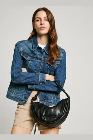 Pepe Jeans Bolso media luna efecto piel