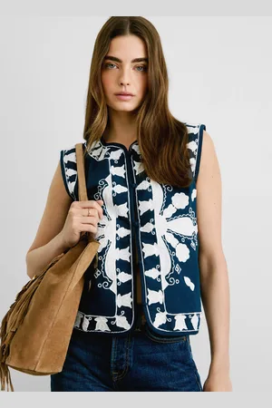 Pepe Jeans Chaleco bordado en contraste