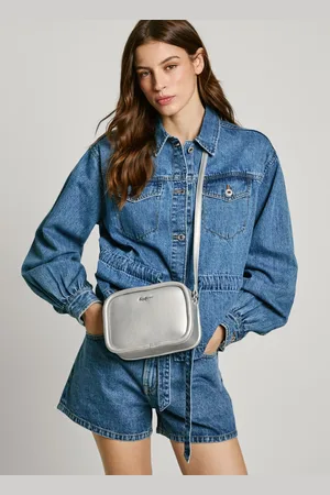 Pepe Jeans Bandolera metalizada efecto piel