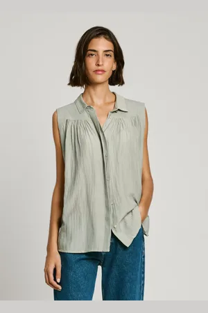 Pepe Jeans Blusa fluida sin mangas